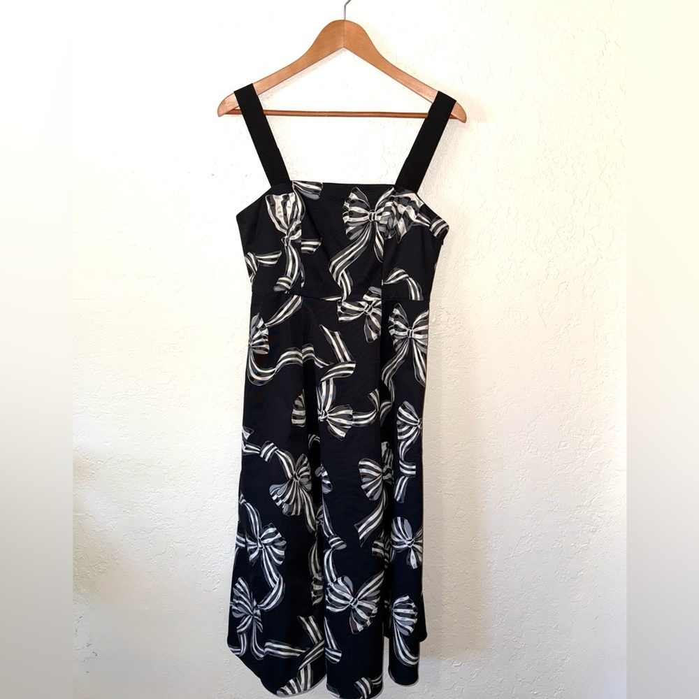 Kate Spade New York Bow-Tiful Bow Strap Dress with White Bow Accents - Picture 2 of 8